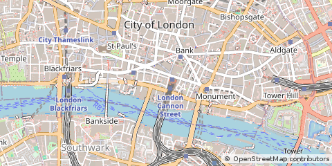 Map of London, Surrey