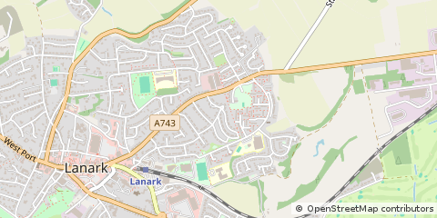 Map of Lanark