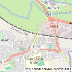 Map of Keighley, West Yorkshire