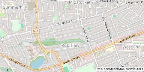 Map of Aberdeen