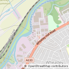 Map of Doncaster, South Yorkshire