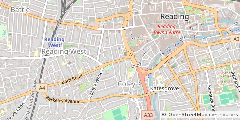 Map of Berkshire