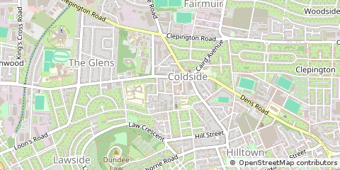 Map of Dundee