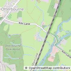 Map of Winchester, Hampshire