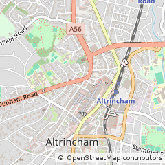 Map of Altrincham
