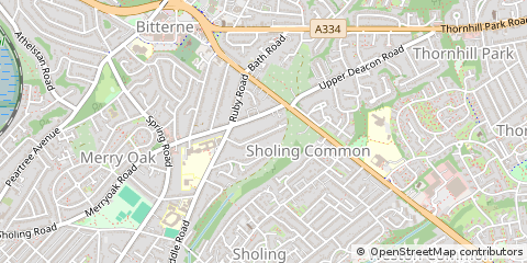 Map of Southampton