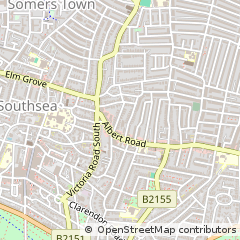 Map of Southsea, Hants