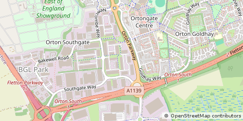 Map of Peterborough
