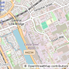 Map of Cardiff