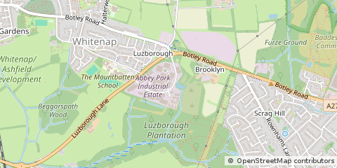 Map of Romsey, Hampshire
