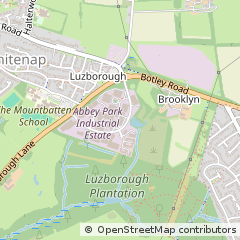 Map of Romsey, Hampshire