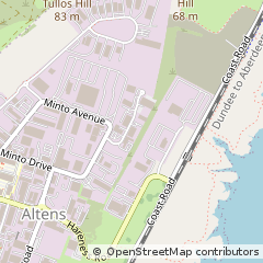 Map of Aberdeen, Grampian