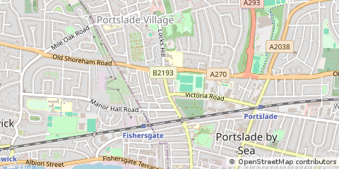 Map of Brighton, East Sussex