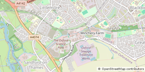 Map of Oxon, Oxfordshire