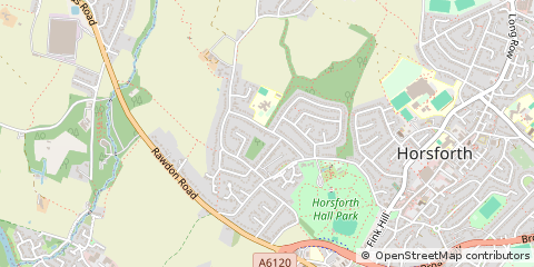 Map of Leeds, West Yorkshire