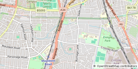 Map of Manchester