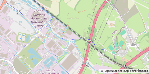 Map of Bristol, Avon