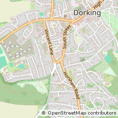 Map of Dorking