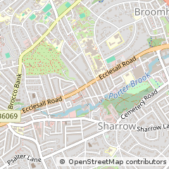 Map of Sheffield