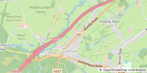 Map of Southampton, Hampshire