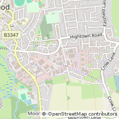 Map of Ringwood, Hampshire