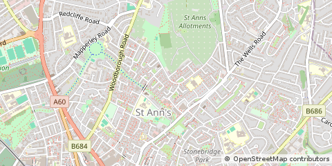 Map of Nottingham