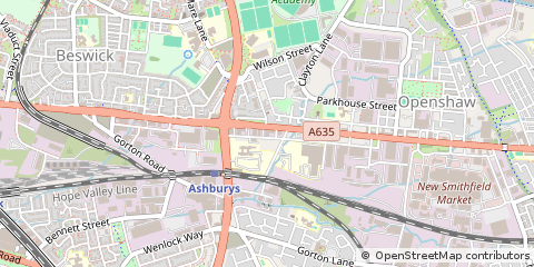 Map of Manchester