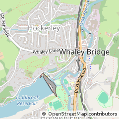 Map of Whaley Bridge, Derbyshire