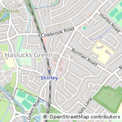 Map of Solihull, West Midlands