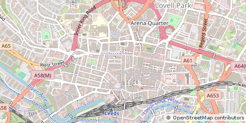 Map of Leeds