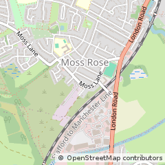 Map of Macclesfield, Cheshire