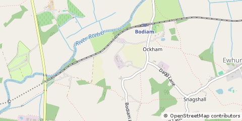 Map of Robertsbridge, East Sussex