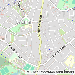 Map of Bedford, Bedfordshire