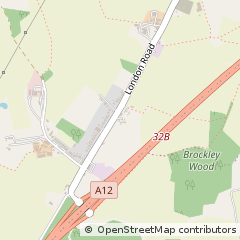 Map of Copdock, Suffolk