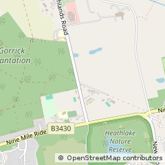 Map of Wokingham, Berkshire