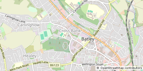 Map of Batley