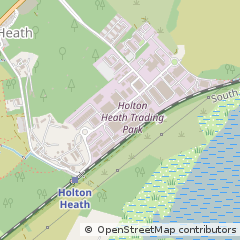 Map of Poole, Dorset