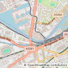 Map of Salford Quays, Manchester