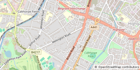 Map of Birmingham