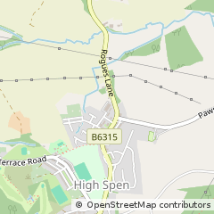 Map of Rowlands Gill, Tyne and Wear