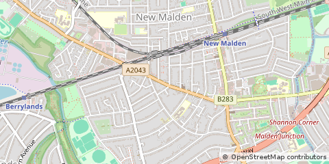 Map of NEW Malden