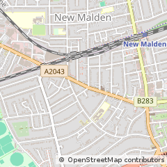 Map of NEW Malden