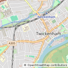 Map of Twickenham