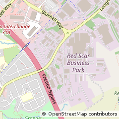 Map of Preston, Lancashire