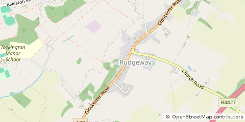 Map of Rudgeway, South Gloucestershire