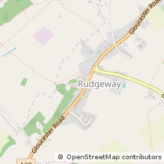 Map of Rudgeway, South Gloucestershire