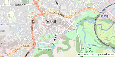 Map of Yeovil