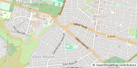 Map of Bournemouth
