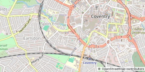 Map of Coventry