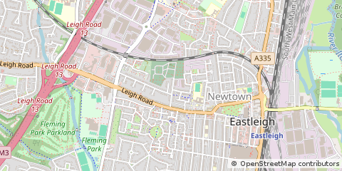 Map of Eastleigh
